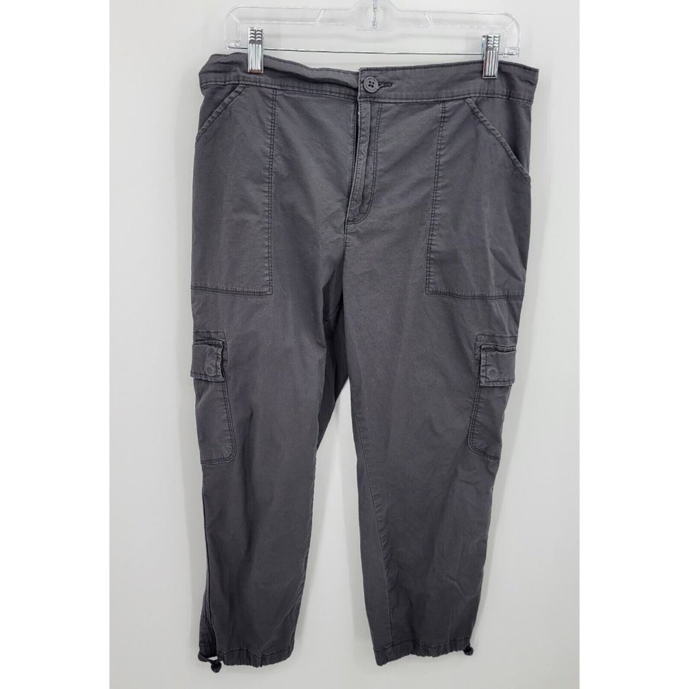 Social Standard by Sanctuary Pants Womens XL Gray Cargo Utility Pockets